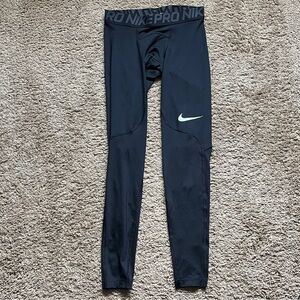 Mens Nike Pro Dri-Fit Compression Pants - Black - Small (838067-010)